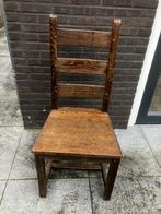 6 eiken stoelen, Huis en Inrichting, Stoelen, Ophalen, Bruin