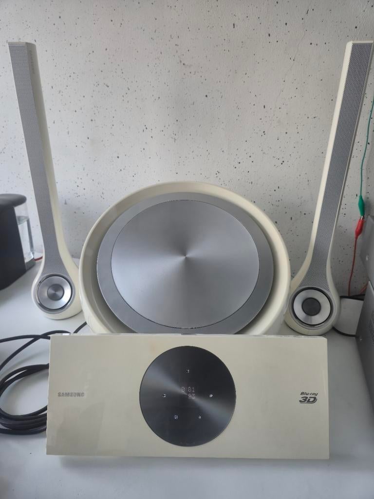 Samsung HT-D7200 3D blu-Ray 2.1 set wit, Overige merken, Gebruikt, 2.1-systeem, Blu-ray-speler