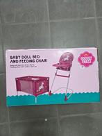 Dolly Star Babypop Bed en Stoel - 4 Stuks, Dolly Star, Onbekend, Nieuw, Ophalen of Verzenden