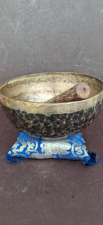 Tibetaanse  klankschaal handgehamerd, Ophalen of Verzenden, Overige soorten