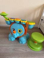 Vtech drumstel met krukje, Kinderen en Baby's, Speelgoed | Babyspeelgoed, Ophalen, Zo goed als nieuw, Overige typen, Met geluid