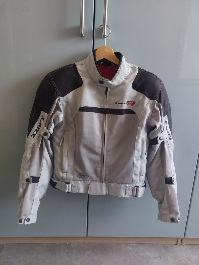 Difi dames doorwaai motorjas, Motoren, Kleding | Motorkleding, Ophalen of Verzenden, Tweedehands, Dames, Jas | textiel