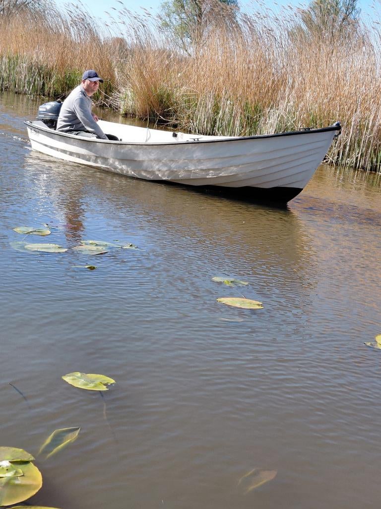 4pk Visboot/toerboot met trailer, Ophalen, Gebruikt, Tot 10 pk, 3 tot 6 meter