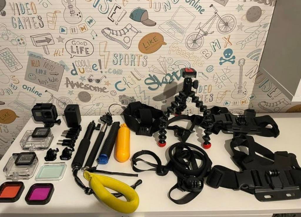 Gopro hero 5 met accessoires, Overige genres, 1 speler, Ophalen of Verzenden, Zo goed als nieuw