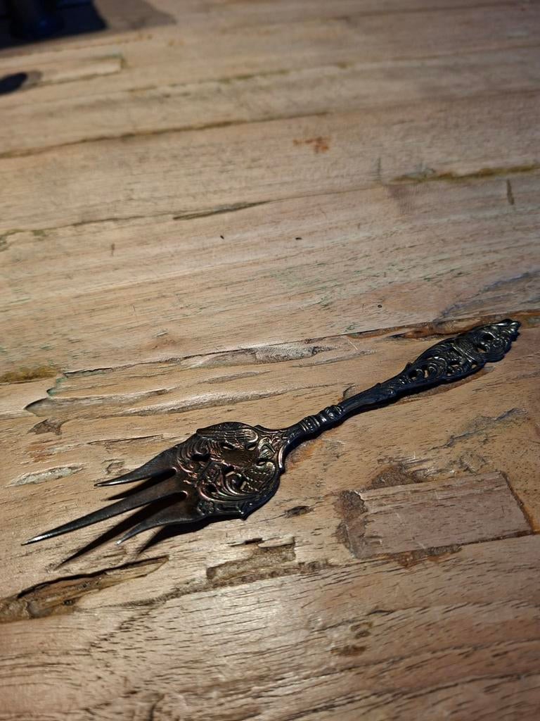 Antieke Gero 90 Kraanvogel Cakeprikker - Georg Nilsson 1931, Antiek en Kunst, Ophalen of Verzenden