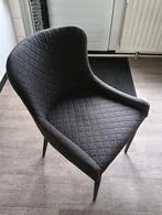 Eetkamerstoelen grijs, Ophalen, Zo goed als nieuw, Vier, Stof