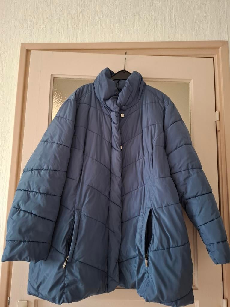 Winterjas maat 54, Kleding | Dames, Grote Maten, Blauw, Ophalen of Verzenden, Jas of Mantel, MS Mode