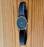 Vintage horloge Palerma - Blauw / Grijs Leer, Sieraden, Tassen en Uiterlijk, Horloges | Dames, Overige merken, Polshorloge, Ophalen of Verzenden