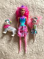 Barbie en Enchantimals poppetjes met dier, Ophalen, Gebruikt, Barbie