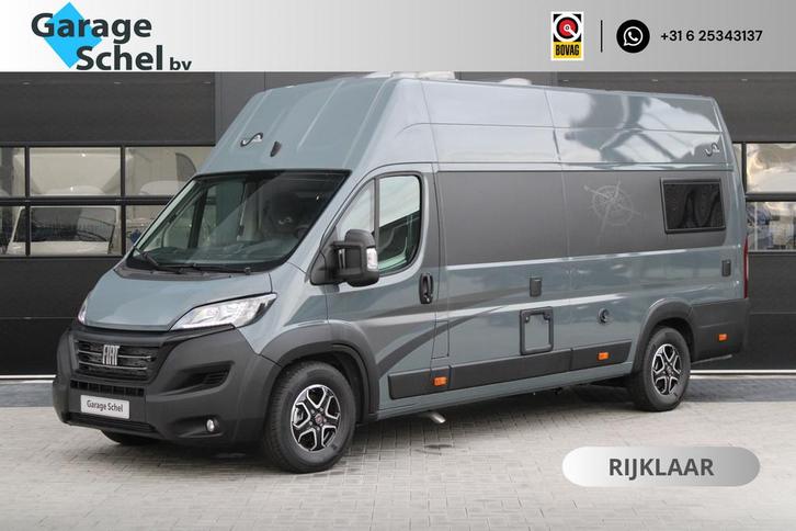 Mega Mobil Mega Lounge 640 180pk - Elektrisch bed - Vloerver, Caravans en Kamperen, Campers, Bedrijf, tot en met 2, Buscamper of Camperbus