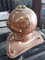 Koperen duikhelm, ca. 25 cm hoog, Antiek en Kunst, Ophalen of Verzenden, Koper