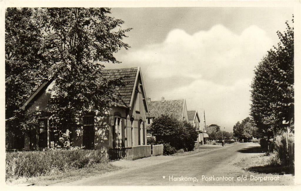 Harskamp, Postkantoor a/d Dorpstraat - 1953 gelopen, Ophalen of Verzenden, Voor 1920, Gelopen, Noord-Brabant