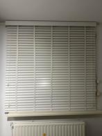 Houten jaloezieën wit - Gebruikt maar netjes, Ophalen, Gebruikt, Wit, 150 tot 200 cm