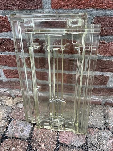 4 glazen dakpannen, Ophalen, Overige materialen, Gebruikt, Overige kleuren