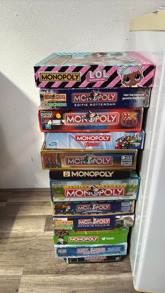 13 x Monopoly, Ophalen of Verzenden