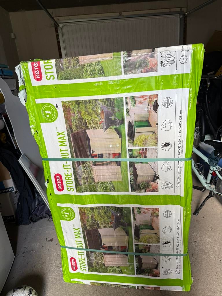 Nieuwe Keter opbergkast/tuinkast Store-It-Out Max, Ophalen, Nieuw, Minder dan 5 meter