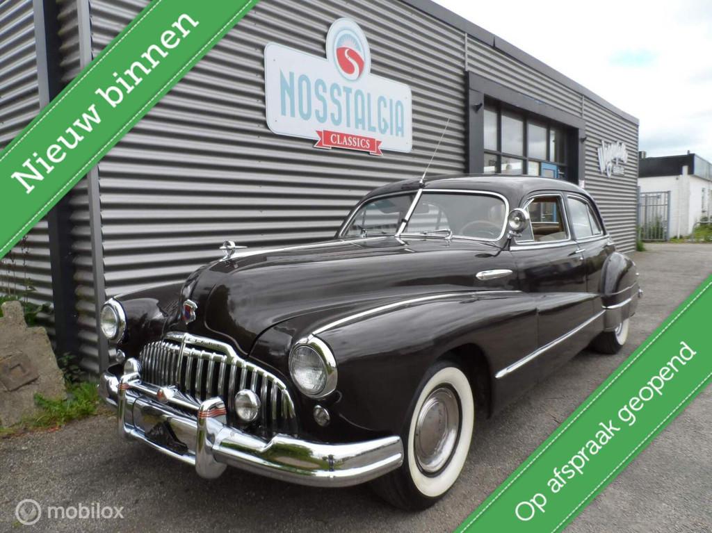 Buick Roadmaster Straight Eight van 1946 met NL-kenteken, Auto's, Oldtimers, Handgeschakeld, Buick, 6 stoelen, Sedan