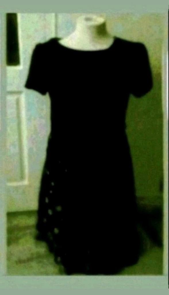 Zwart jurk maat 176, Ophalen of Verzenden, Zo goed als nieuw, Meisje, Jurk of Rok