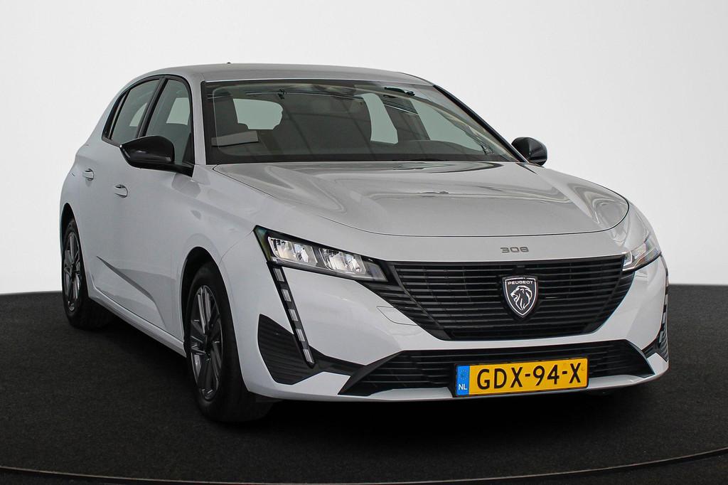Peugeot 308 1.2 Hybrid 136 e-DCS6 Active Pack Business Head-, Auto's, Peugeot, 145 pk, Stof, Gebruikt, Euro 6