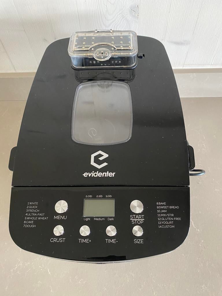 Evidenter broodbakmachine 1,3 kg capaciteit, Ophalen of Verzenden, Zo goed als nieuw