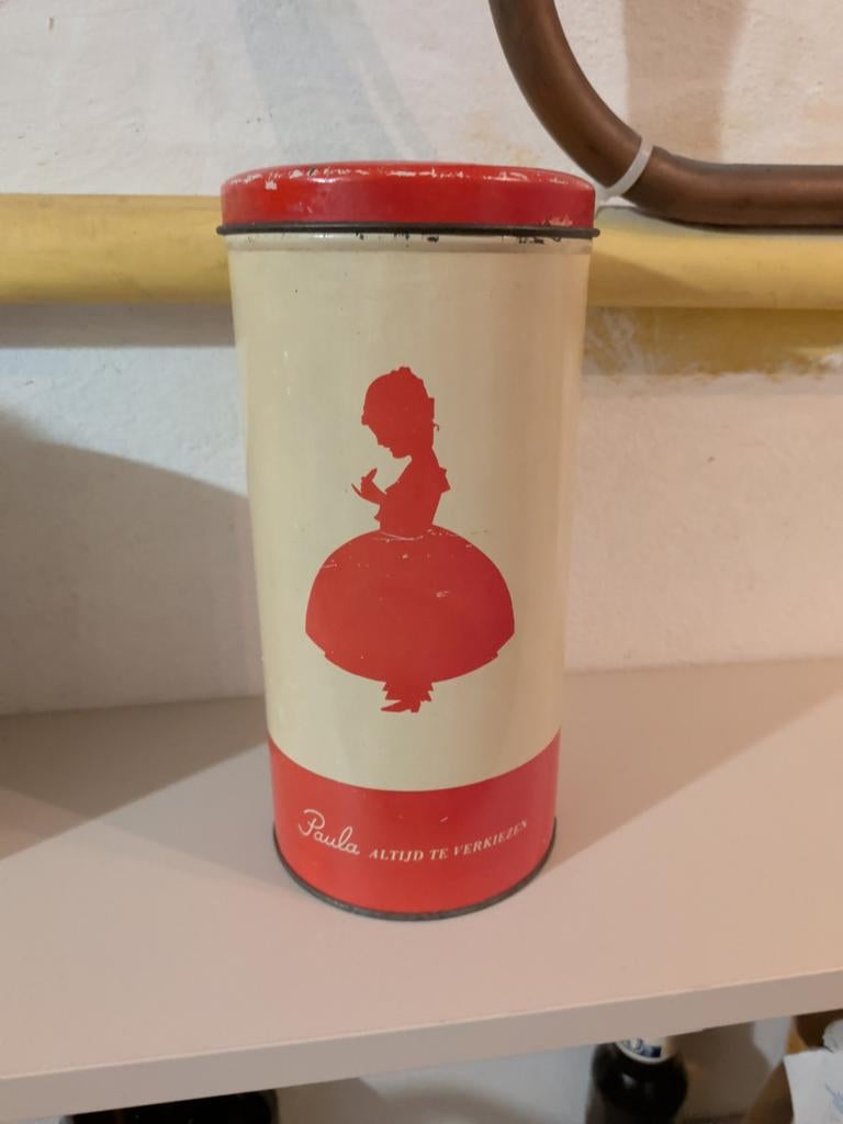 Vintage Paula Beschuitblik - Altijd te Verkrijgen, Verzamelen, Blikken, Ophalen of Verzenden