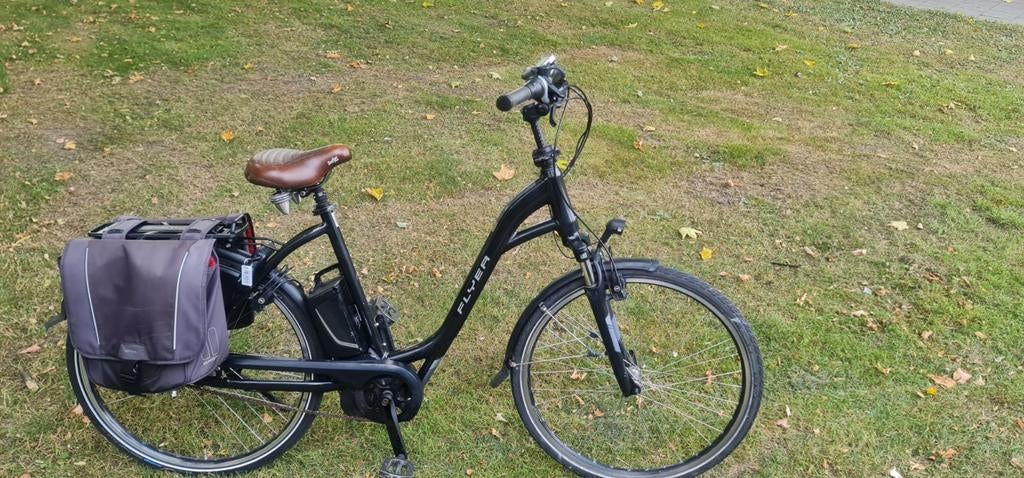 Elektrische damesfiets Flyer T8 Middenmotor Compleet, Fietsen en Brommers, 56 cm of meer, Ophalen, Gebruikt, Overige merken