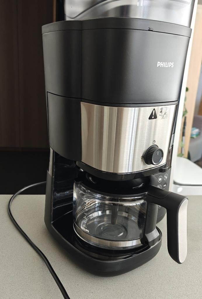 Koffiezet apparaat met koffiemolen, Afneembaar waterreservoir, 10 kopjes of meer, Koffiemachine, Ophalen of Verzenden