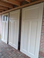 4 Opdekdeuren / Paneeldeuren Hout (210,5 x 90), Doe-het-zelf en Verbouw, Deuren en Horren, Ophalen, Gebruikt, 80 tot 100 cm, Binnendeur