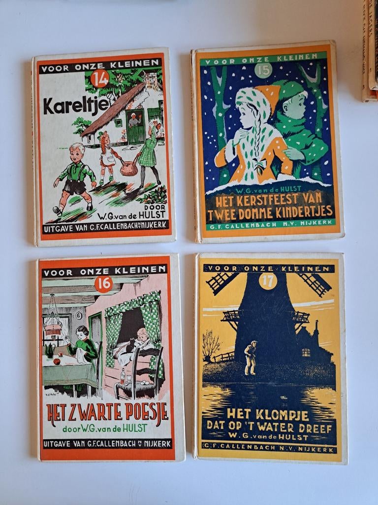 20 Kinderboekjes W. G. van de Hulst, vintage, Ophalen of Verzenden, Gelezen