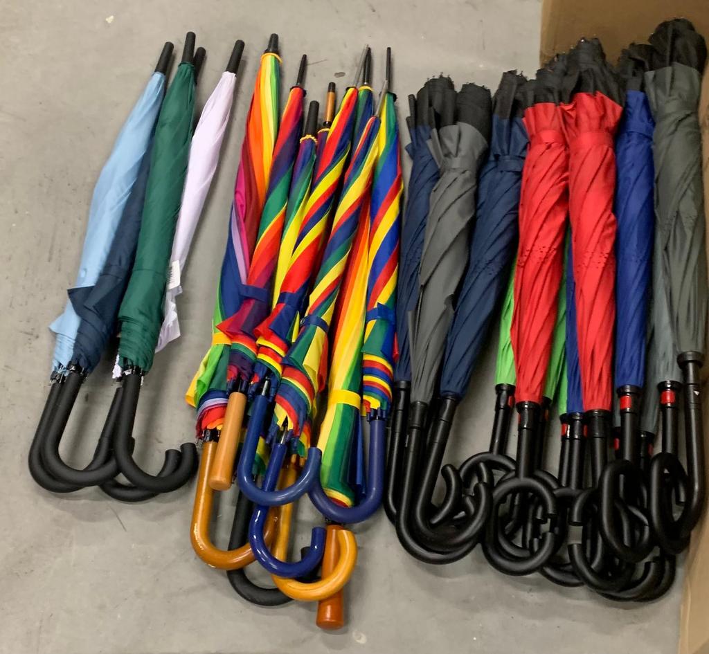 Super partij paraplu’s winstpakker., Ophalen of Verzenden, Nieuw, Zwart