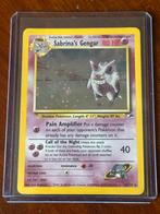 Pokémon Sabrina's Gengar - Zeldzame kaart!, Ophalen of Verzenden, Gebruikt, Losse kaart