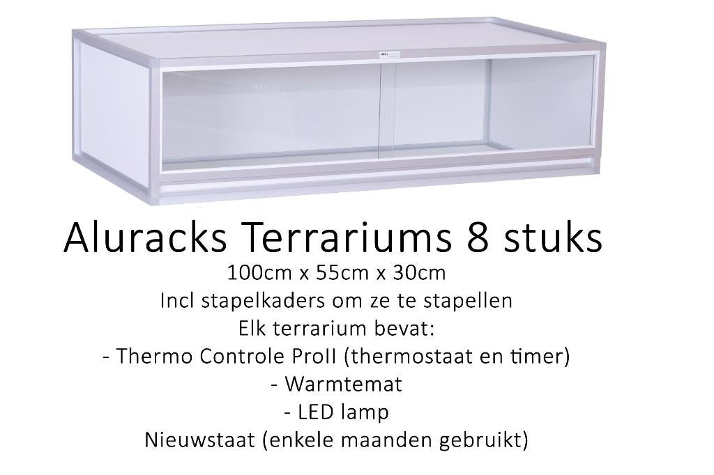 Vanalle Terrariums tot Braplast Racks L, Ophalen of Verzenden, Zo goed als nieuw, Terrarium of Paludarium