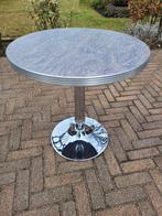 Amerikaanse bijzettafel retro sixties fifties tafel Bel Air, Ophalen, Rond, 55 tot 75 cm, Zo goed als nieuw