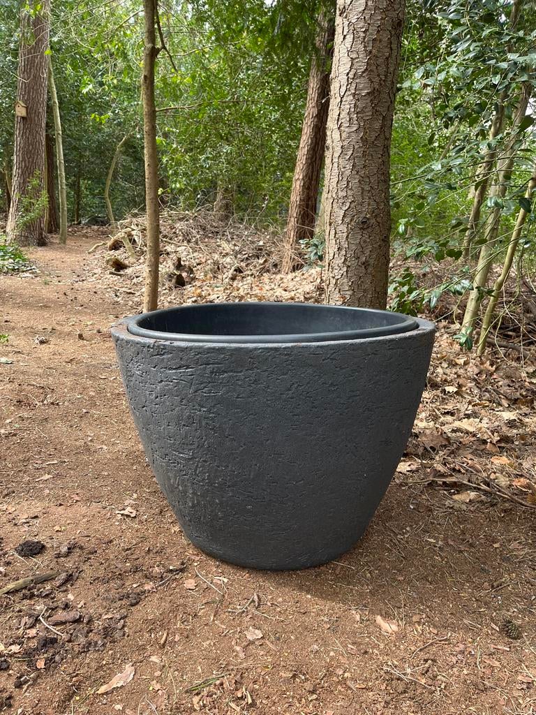 Grote kunststof plantenpot met binnenkuip, Ophalen, Kunststof, Gebruikt, Tuin