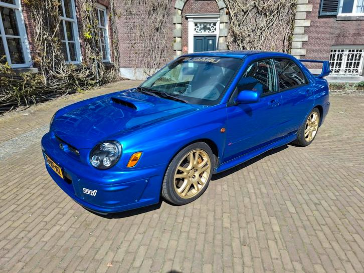 Subaru Impreza Prodrive 2.0 Turbo WRX STI AWD 2001 Blauw, Auto's, Subaru, Particulier, Impreza, Benzine, G, Sedan, Handgeschakeld