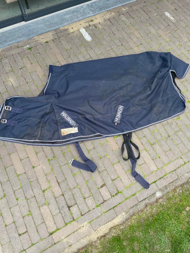 Waldhausen regendeken maat 125/175, Dieren en Toebehoren, Paarden en Pony's | Dekens en Dekjes, Ophalen of Verzenden, Zo goed als nieuw
