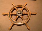 Klassiek stuurwiel, hout met koper, Watersport en Boten, Ophalen, Zo goed als nieuw, Overige typen