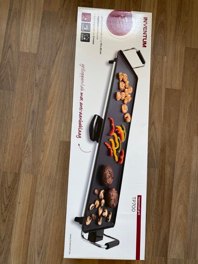 Inventum TP700 Teppanyaki grill, Ophalen of Verzenden, Nieuw, Tafelgrill