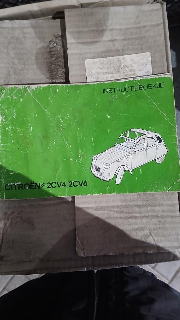 Citroën 2CV4 2CV6 Instructieboekje 1972, Ophalen of Verzenden