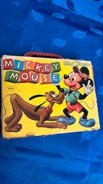 Vintage Disney oude blokkenpuzzel, Verzamelen, Ophalen of Verzenden, Mickey Mouse, Gebruikt, Beeldje of Figuurtje