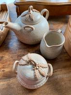 Zweeds aardewerken theeservies uit Jämtland, Ophalen of Verzenden