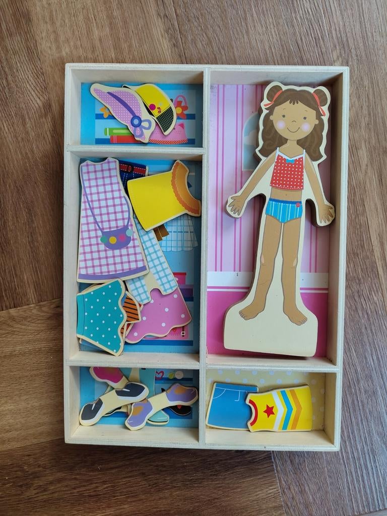 Magnetisch aankleedpop, Ophalen of Verzenden