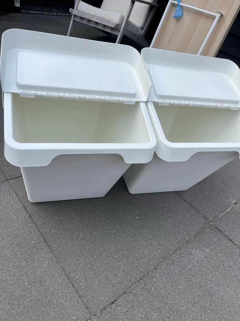 Stapelbare opbergbakken Ikea, Ophalen, Kunststof, Gebruikt, Minder dan 50 cm