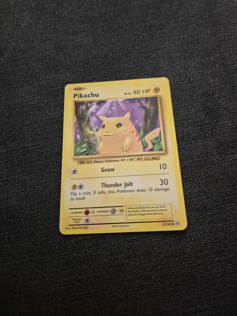 Mint conditie Pikachu Pokemon kaart, Ophalen of Verzenden, Zo goed als nieuw, Losse kaart