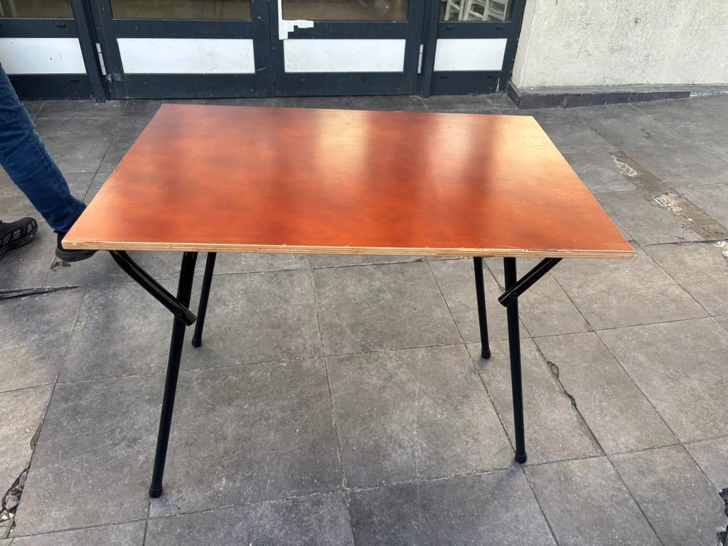 Partij horeca restaurant terras examen cafe bijzet klaptafel, Ophalen, Zo goed als nieuw, Rechthoekig, 50 tot 100 cm