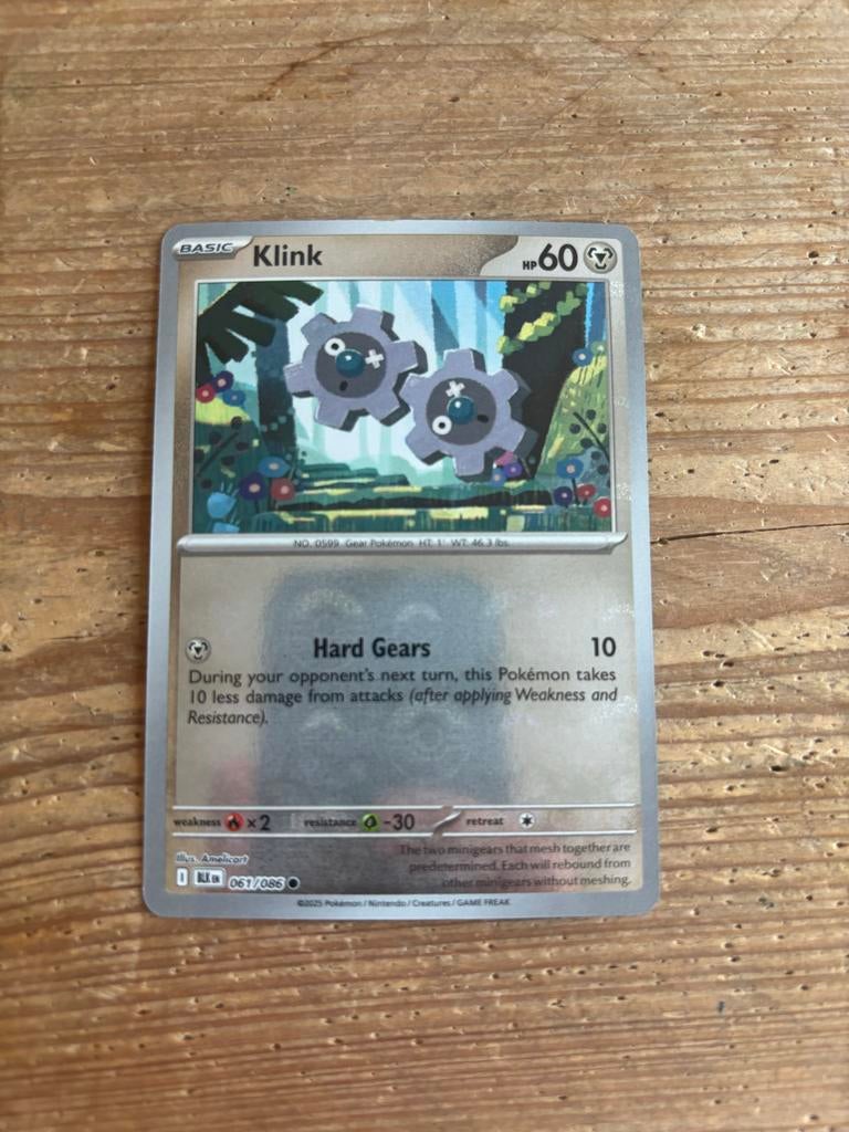 Klink Pokémon Kaart - black & white Serie, Ophalen of Verzenden, Gebruikt, Losse kaart