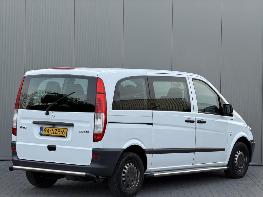 Mercedes-Benz Vito 113 CDI 320 Automaat | 9-Persoons !, Auto's, Euro 5, Gebruikt, Zwart, 2000 kg