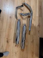 Harley street glide uitlaat set compleet nieuw chroom cvo, Ophalen of Verzenden, Nieuw