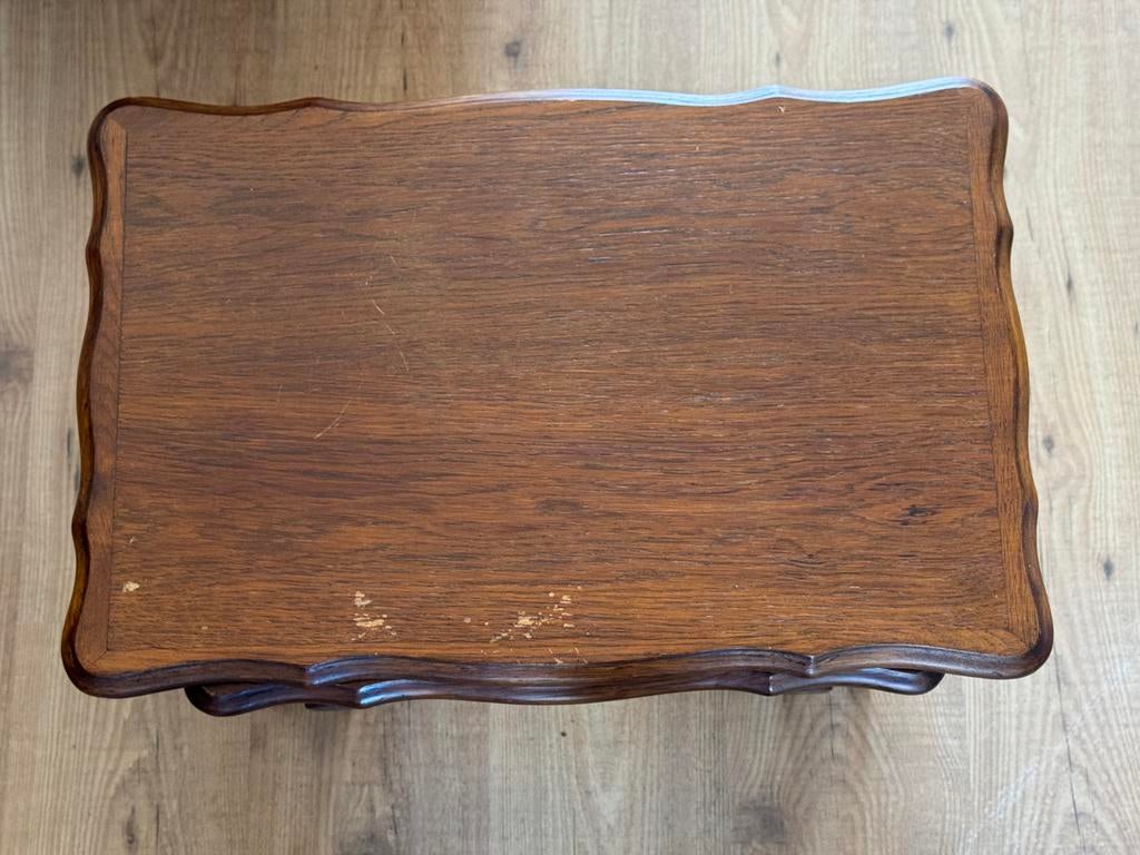 Vintage Bijzettafel Set - Houten Nesttafels, Ophalen