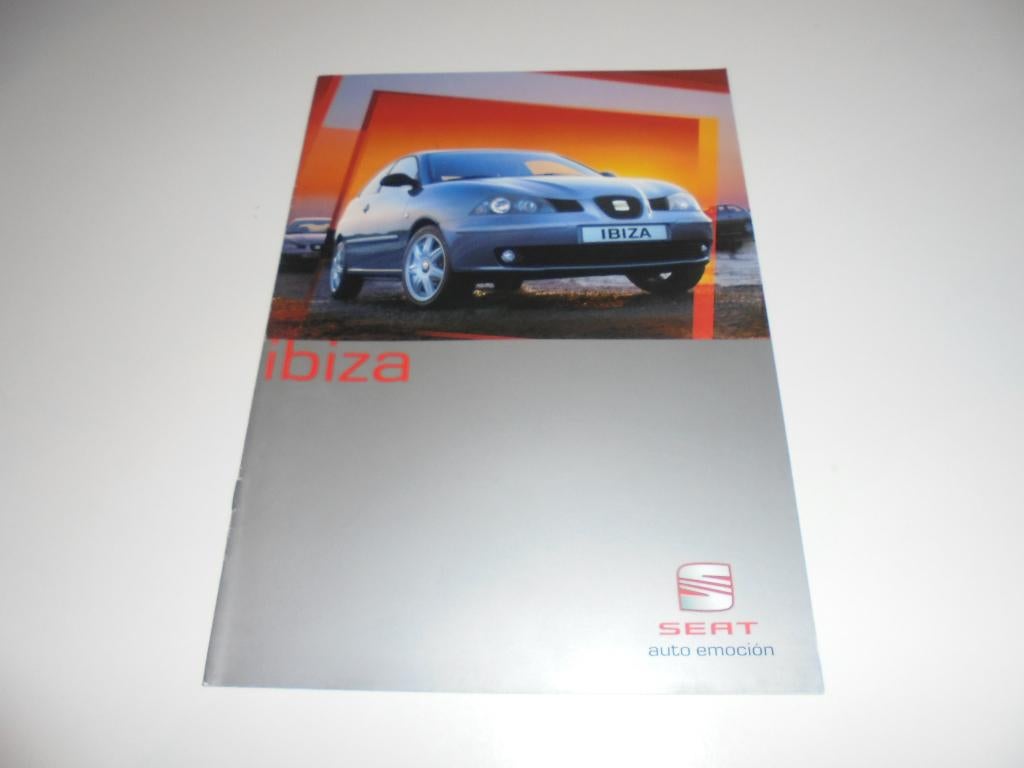 brochure Seat Ibiza  2002, Ophalen of Verzenden, Zo goed als nieuw, Overige merken